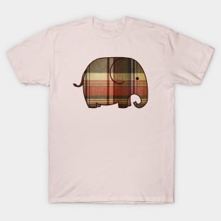 Plaid Elephant T-Shirt